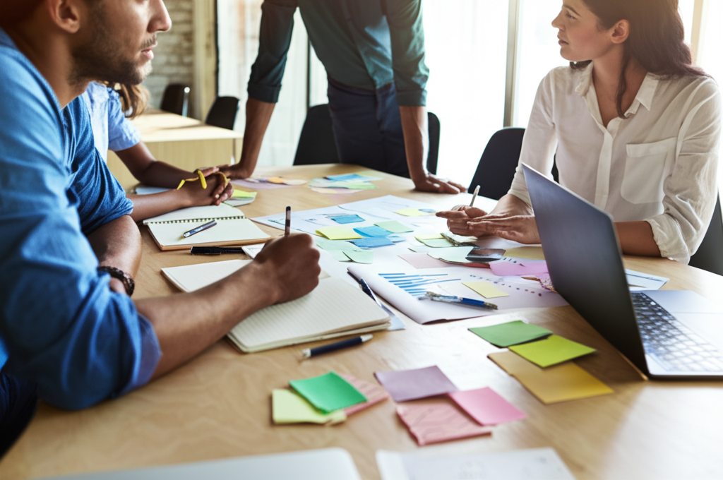 Team working together