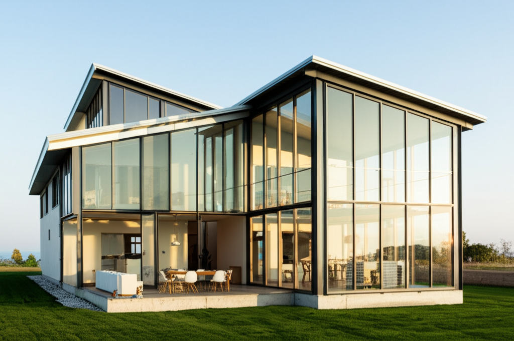 Completed Morgan Hill Steel House